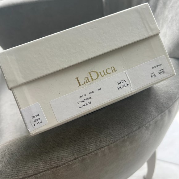 BRAND NEW Black LaDuca Rita Dance Heels - Picture 2 of 2